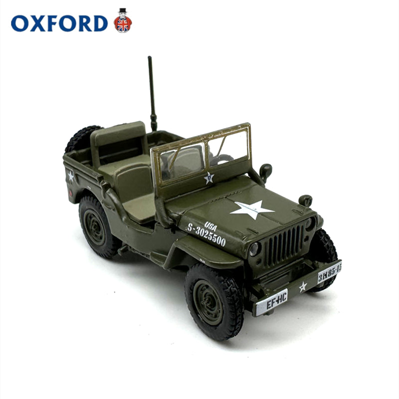 1/76 Scale Willys MB Jeep US Army Diecast Model Car