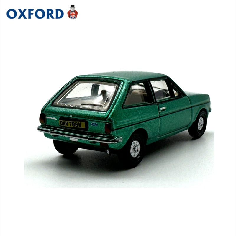 1/76 Scale Ford Fiesta Mk1 Jade Green Diecast Model Car