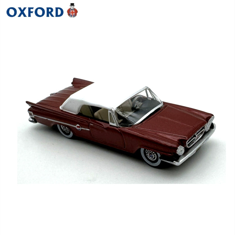 1/87 Scale 1961 Chrysler 300 Convertible Diecast Model Car