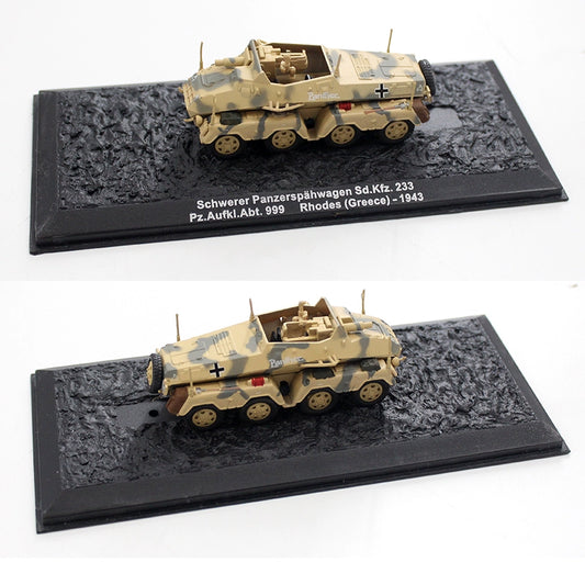 1/72 Scale Schwerer Panzerspähwagen Sd.Kfz. 231 WIWII German Armored Car Diecast Model