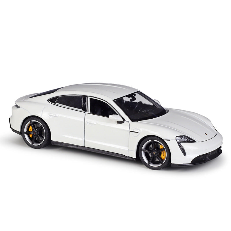 1/24 Scale Porsche Taycan Turbo S Luxury Sports Sedan Diecast Model Car