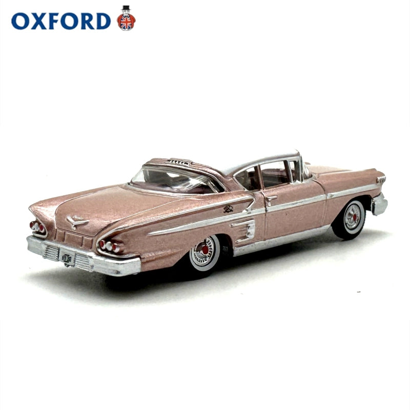 1/87 Scale 1958 Chevrolet Impala Sport Coupe Diecast Model Car