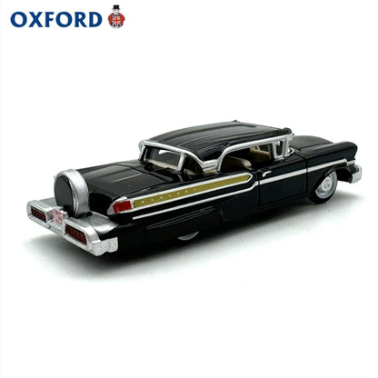 1/87 Scale 1957 Mercury Montclair Black Diecast Model Car