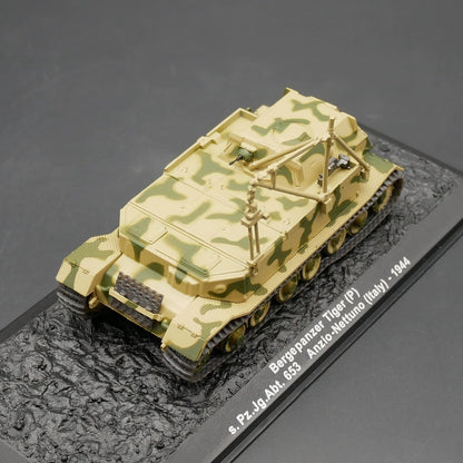 1/72 Scale 1944 Bergepanzer Tiger (P) Armoured Recovery Vehicle Diecast Model