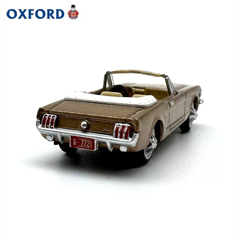 1/87 Scale 1965 Ford Mustang Convertible Diecast Model Car