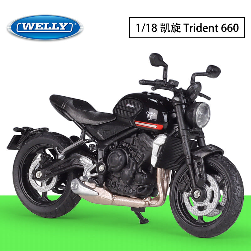 1/18 Scale Triumph Trident 660 Motorcycle Diecast Model