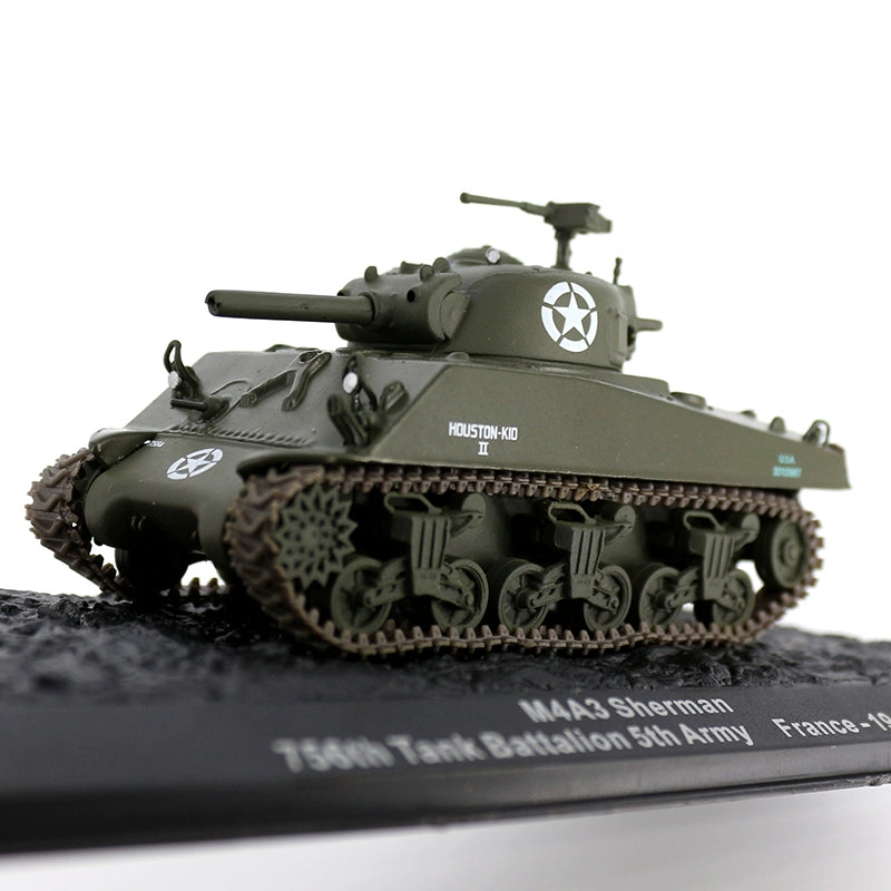 1/72 Scale 1945 M4A3 Sherman WWII US Tank Diecast Model