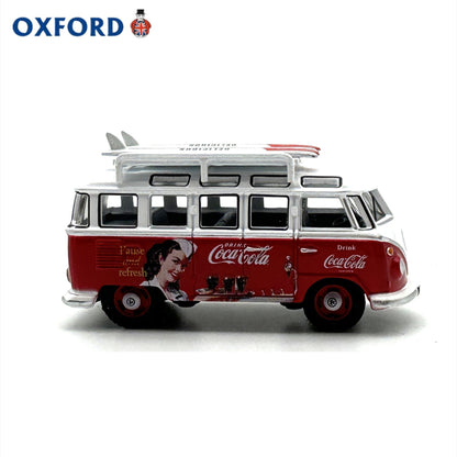 1/76 Scale Volkswagen Type 2 T1 Bus & Surfboards Diecast Model