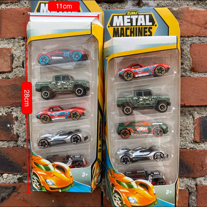 1/64 Scale Zuru Metal Machines 5 Cars Pack Diecast Model