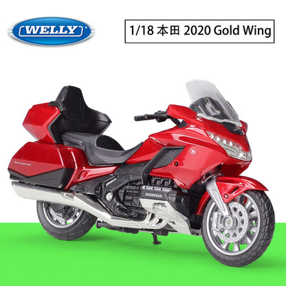 1/18 Scale Honda Gold Wing Touring Motorcycle Diecast Model