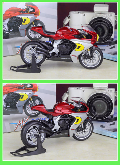 1/12 Scale MV Agusta Superveloce Ago Motorcycle Diecast Model