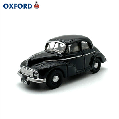 1/76 Scale Morris Minor MM Saloon Black Diecast Model Car