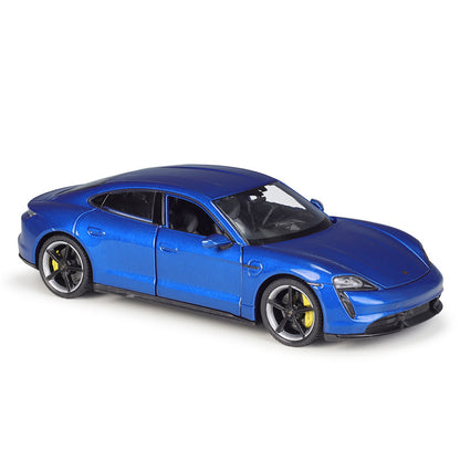 1/24 Scale Porsche Taycan Turbo S Luxury Sports Sedan Diecast Model Car