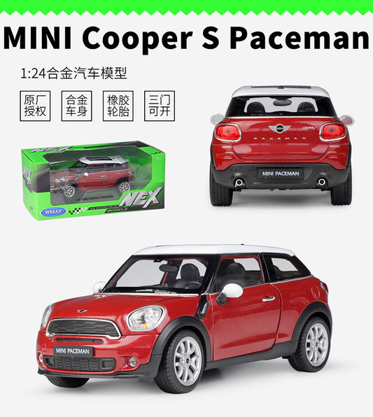 1/24 Scale Mini Cooper S Paceman Subcompact crossover SUV Diecast Model Car