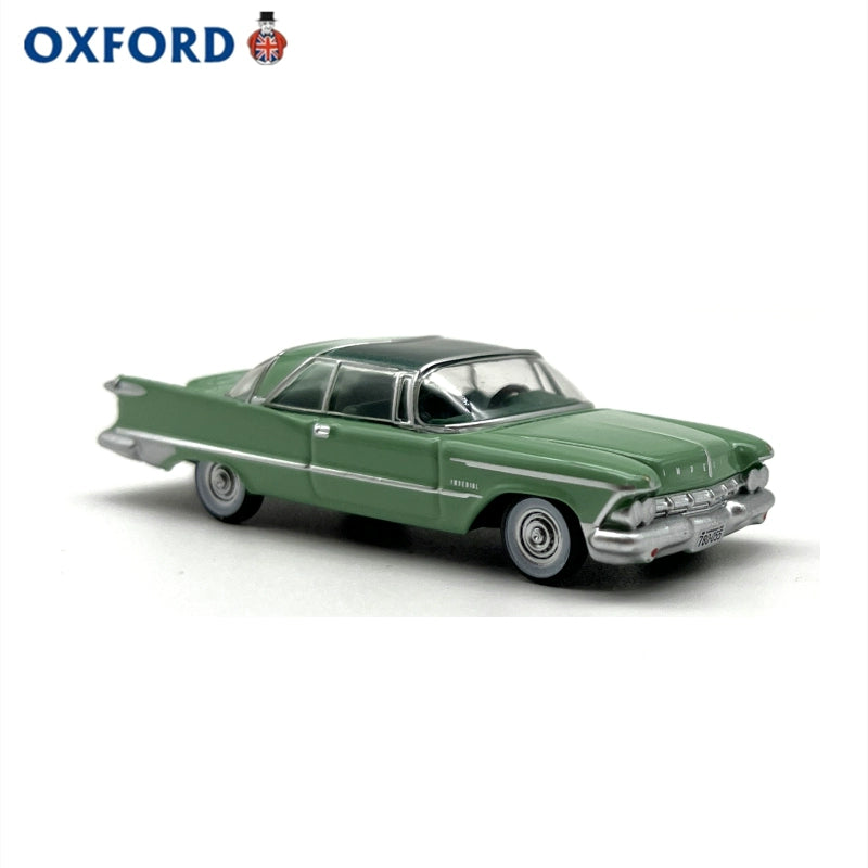 1/87 Scale Imperial Crown 2-Door Hardtop Coupe Green Diecast Model Car