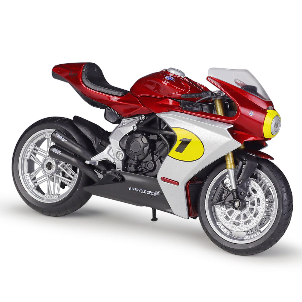 1/12 Scale MV Agusta Superveloce Ago Motorcycle Diecast Model