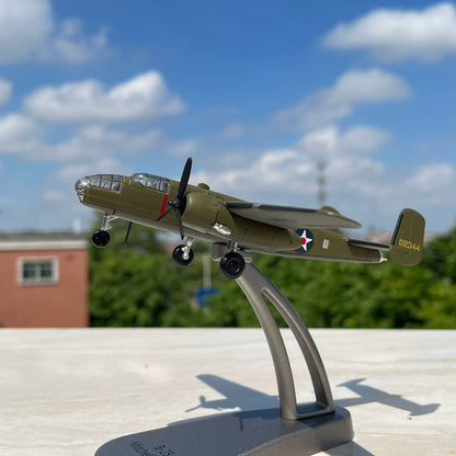1/144 Scale North American B-25 Mitchell WWII Bomber Diecast Model Aircraft