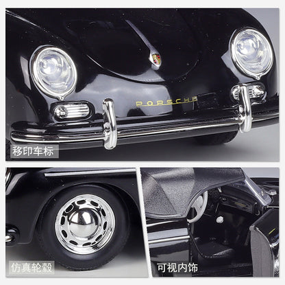 1/24 Scale Porsche 356 A Speedster Sports Car Diecast Model