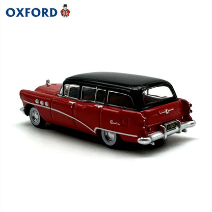 1/87 Scale 1954 Buick Century Estate Wagon Red Diecast Model Car