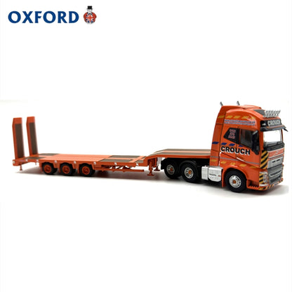 1/76 Scale Volvo FH4 GXL Semi Low Loader Crouch Recovery Diecast Model