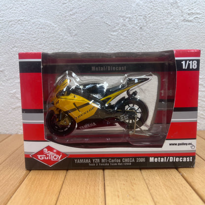 1/18 Scale 2006 Yamaha YZR-M1 Carlos Checa Diecast Model Motorcycle