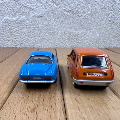 1/54 Scale Renault R5 & Alpine A110 Diecast Model Cars