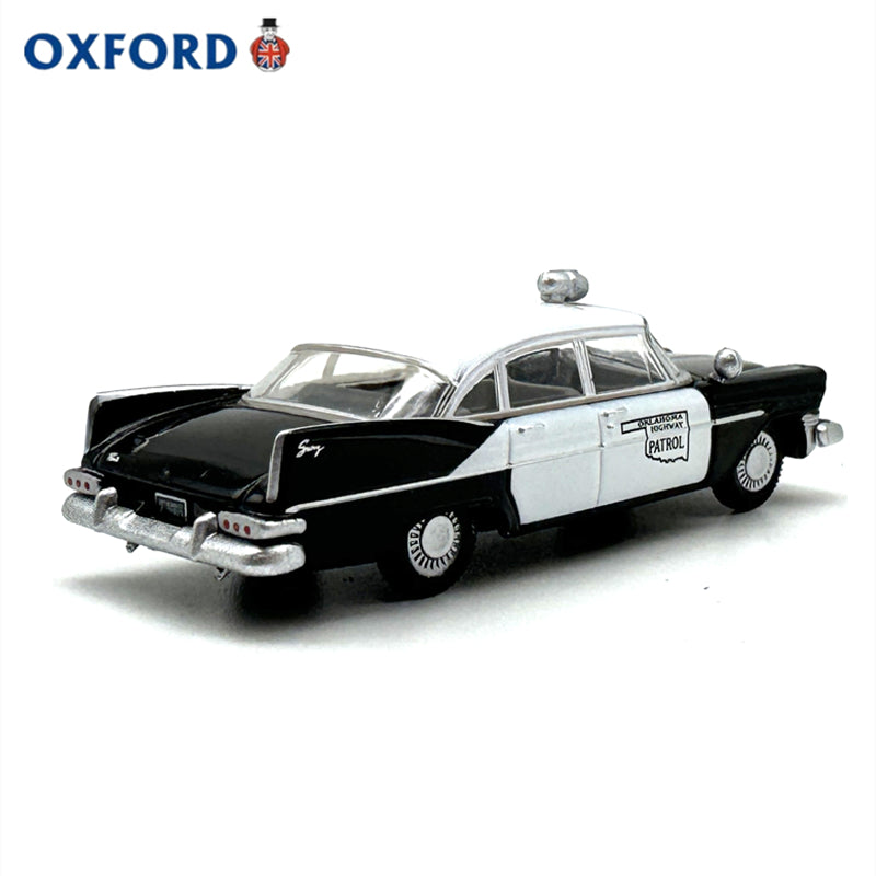 1/87 Scale 1959 Plymouth Savoy Sedan Oklahoma Highway Patrol Diecast Model Car