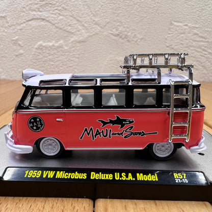 1/64 Scale 1959 Volkswagen Type 2 T1 Deluxe Microbus Diecast Model