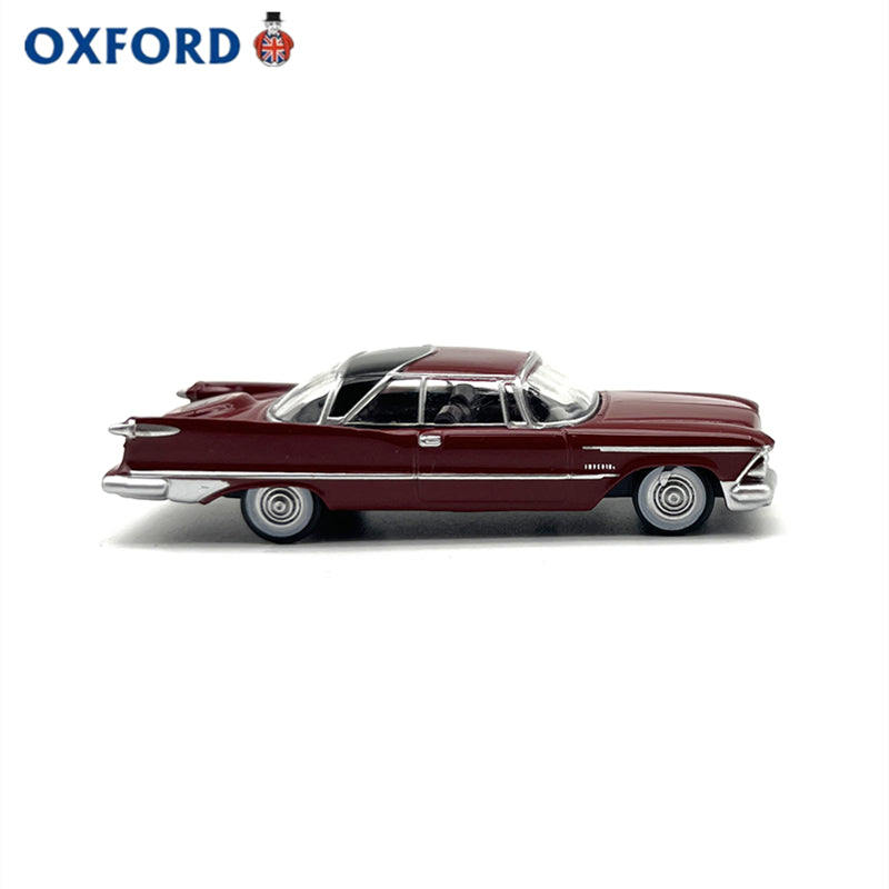 1/87 Scale 1959 Imperial Crown 2-Door Hardtop Coupe Red Diecast Model Car