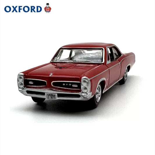 1/87 Scale 1966 Pontiac GTO Red Diecast Model Car