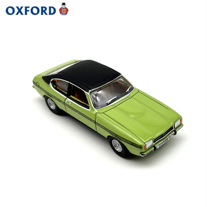 1/76 Scale Ford Capri Mk II Green Diecast Model Car