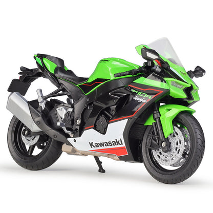 1/12 Scale 2021 Kawasaki Ninja ZX-10R Sport Bike Diecast Model Motorcycle