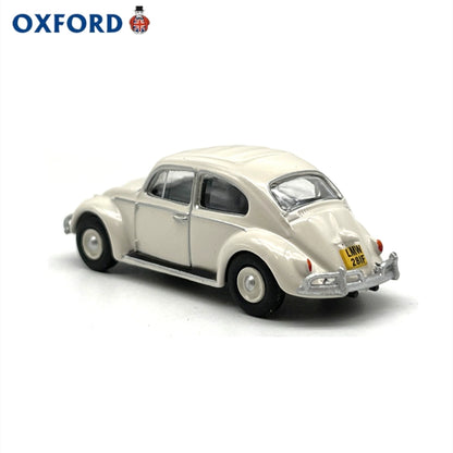 1/76 Scale Volkswagen Beetle White Diecast Model Car