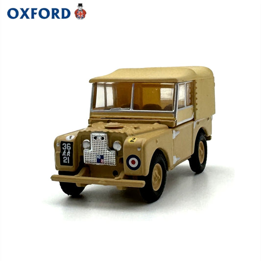 1/76 Scale Land Rover Series I 80" Canvas 34th Light Diecast Model Car