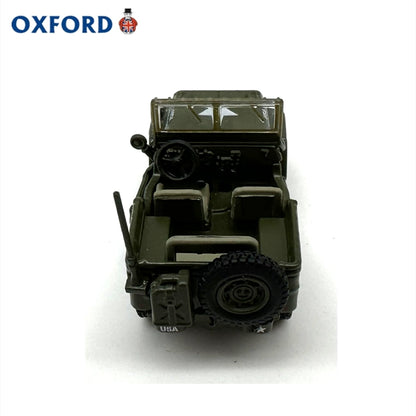 1/76 Scale Willys MB Jeep US Army Diecast Model Car