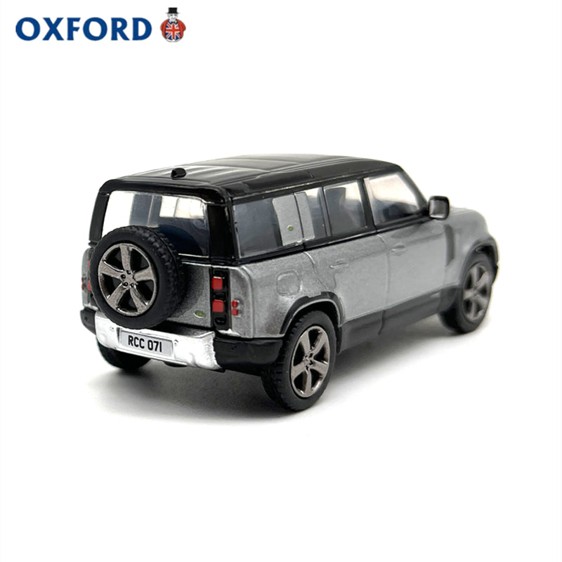 1/76 Scale Land Rover Defender 110 X Grey Diecast Model Car