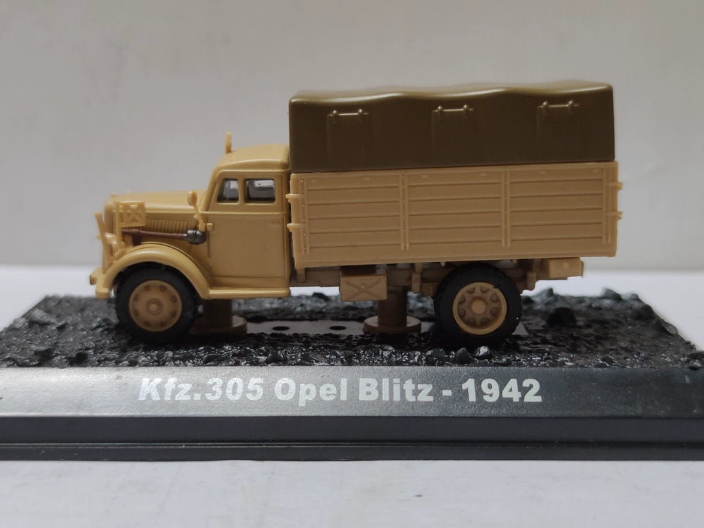 1/72 Scale 1942 Opel Blitz WWII German Kfz.305 Army Truck Diecast Model