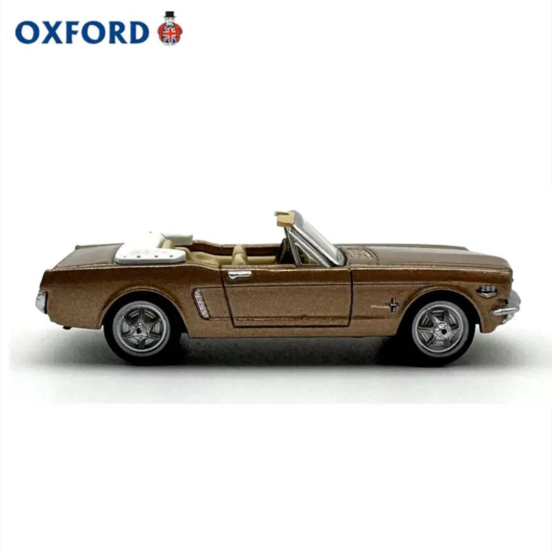 1/87 Scale 1965 Ford Mustang Convertible Diecast Model Car