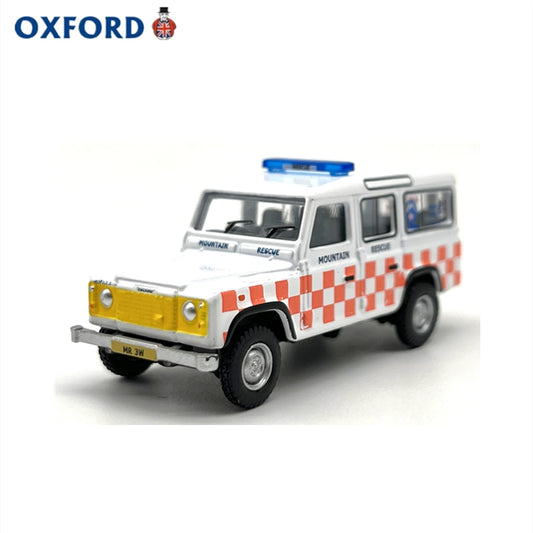 1/76 Scale Land Rover Mountain Rescue Diecast Model Car