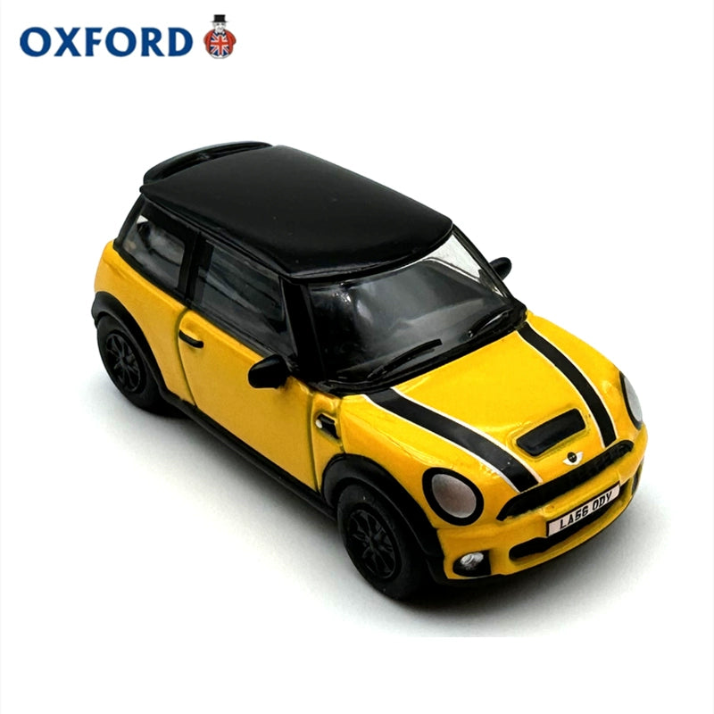 1/76 Scale New Mini Yellow Diecast Model Car