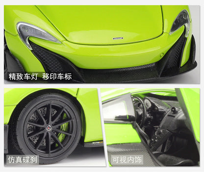 1/24 Scale McLaren 675LT Coupe Diecast Model Sports Car