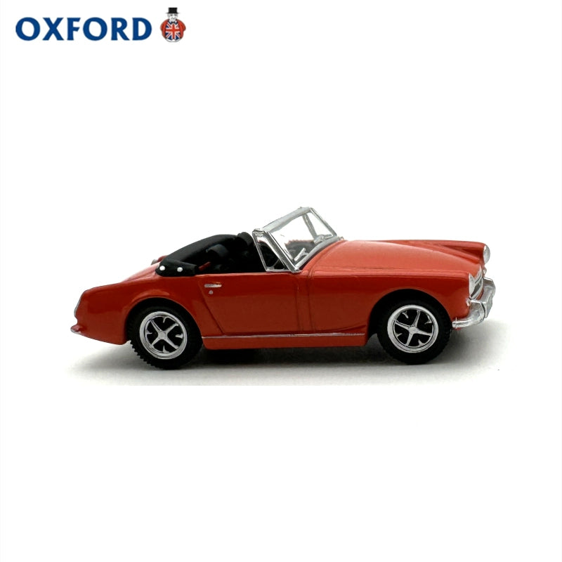 1/76 Scale MG Midget MkIII Sports Car Orange Diecast Model