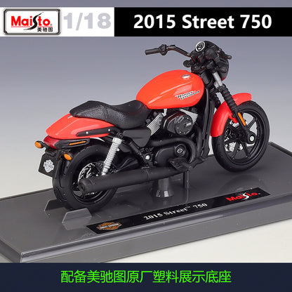 1/18 Scale 2015 Harley-Davidson Street 750 Diecast Model Motorcycle