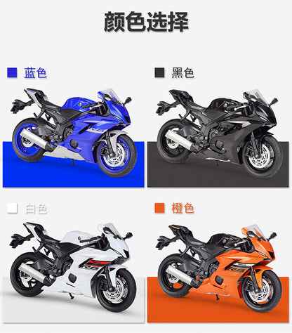 1/12 Scale 2020 Yamaha YZF-R6 Sport Bike Diecast Model Motorcycle