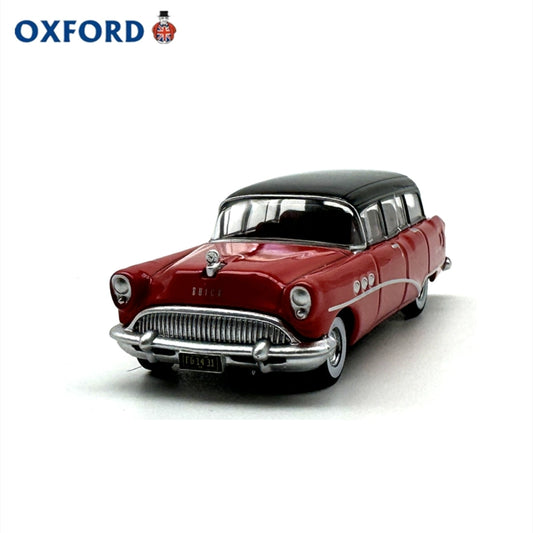 1/87 Scale 1954 Buick Century Estate Wagon Red Diecast Model Car