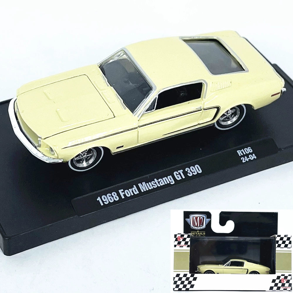 1/64 Scale 1968 Ford Mustang GT 390 Diecast Model Car