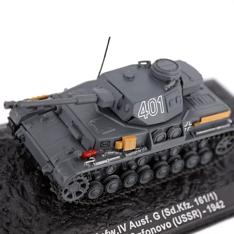 1/72 Scale Panzer IV Sd.Kfz. 161 WWII German Medium Tank Diecast Model