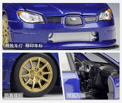 1/24 Scale Subaru Impreza WRX STI Diecast Model Car