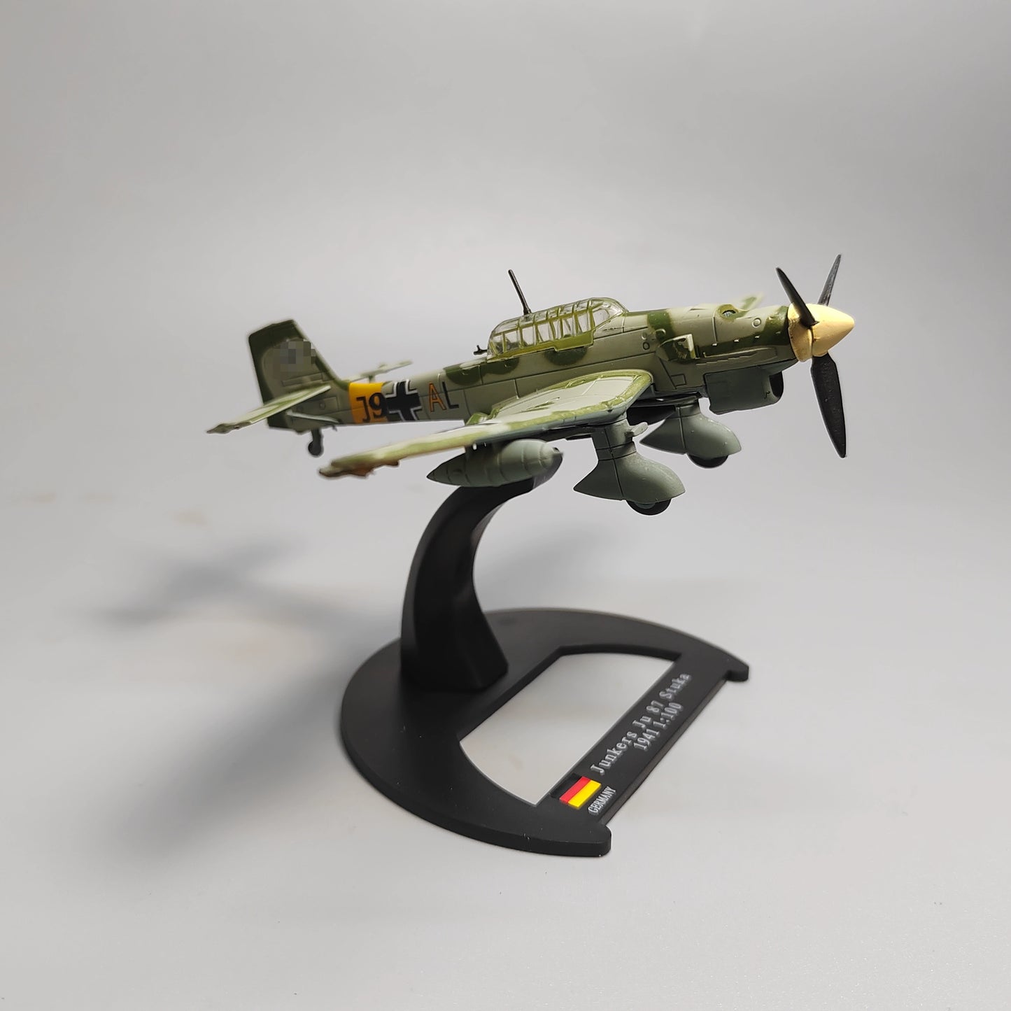 1/100 Scale Junkers Ju 87 Stuka WWII German Dive Bomber Diecast Model Aircraft
