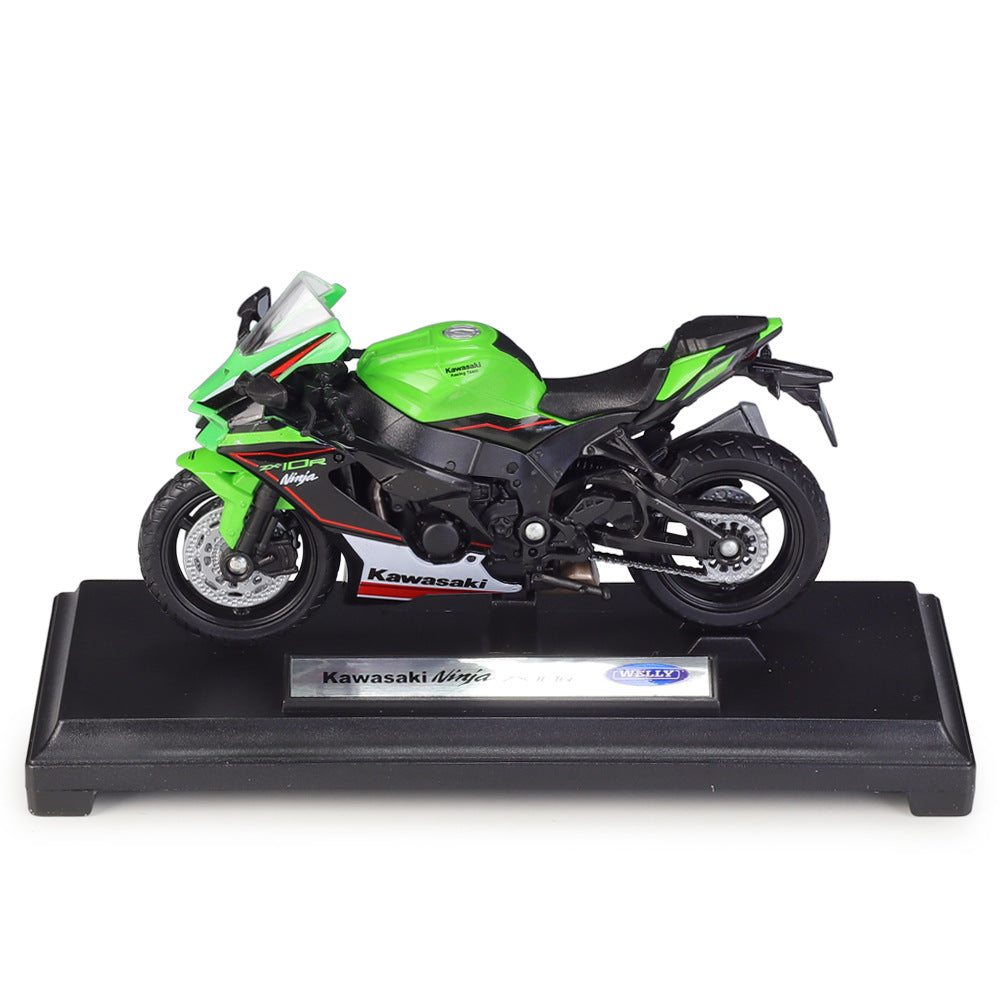 1/18 Scale 2021 Kawasaki Ninja ZX-10R Motorcycle Diecast Model